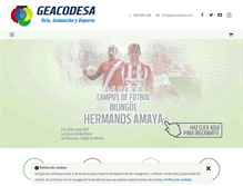 Tablet Screenshot of geacodesa.com